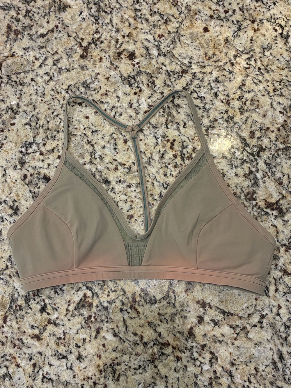 lululemon athletica Soft Wireless T-Back Bralette in Taupe and Blush